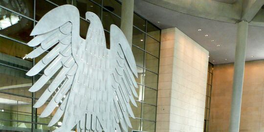 Der Bundesadler im Bundestag